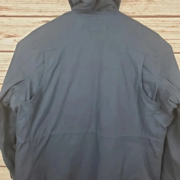 Duluth Womens XXL Navy Blue Fleece Lined Canvas Thick Chore Field Hooded Coat - Picture 10 of 15